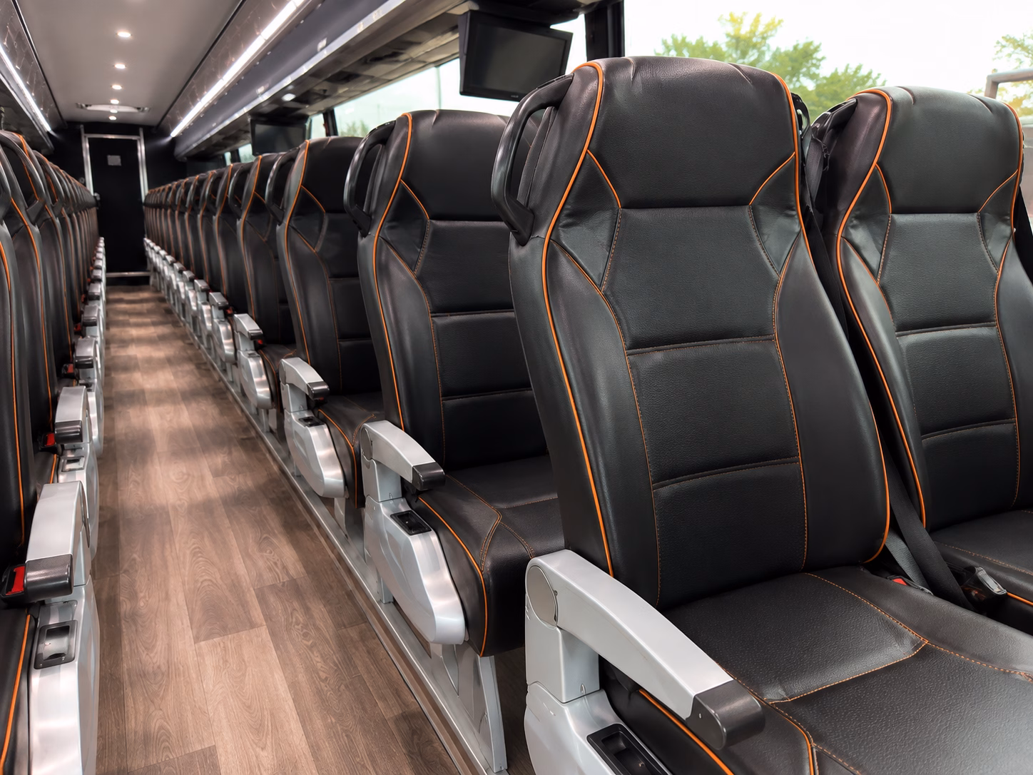 san rafael charter bus interior gallery