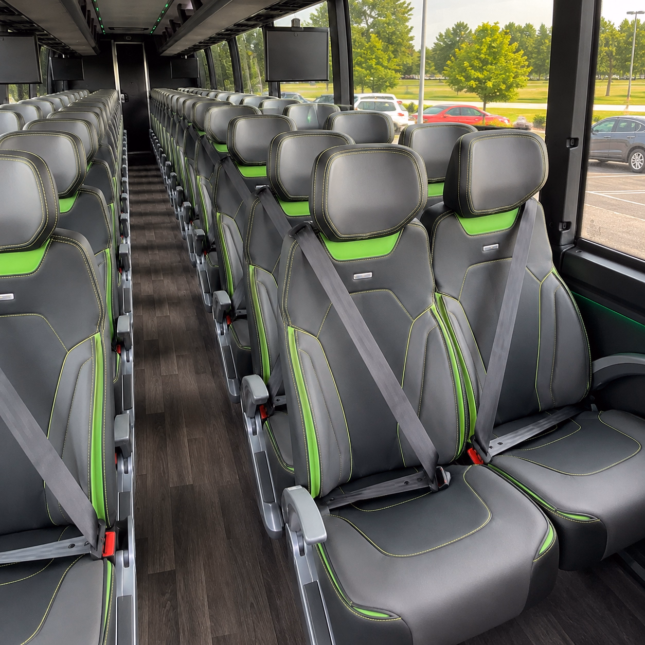 san rafael charter bus rental inside