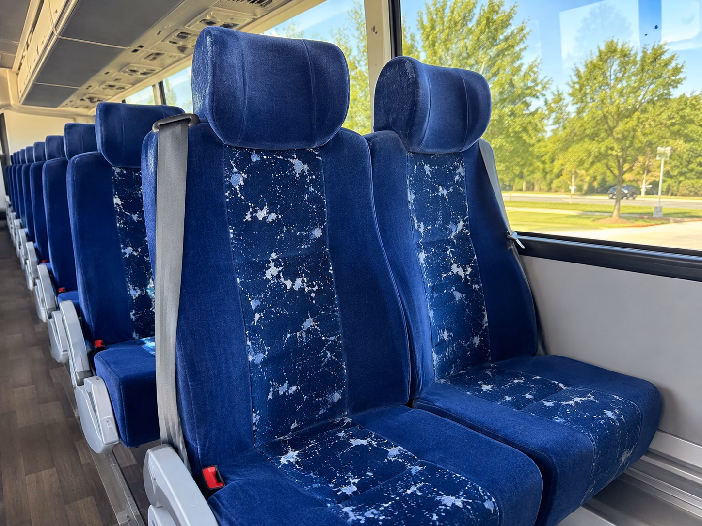 san rafael long distance transportation onboard seating