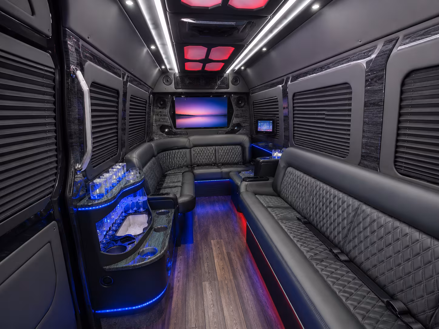 san rafael private event transportation onboard seating